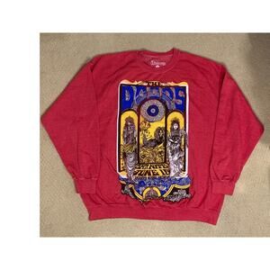 NWOT Urban Outfitters The Doors Blush Oversized Sweatshirt